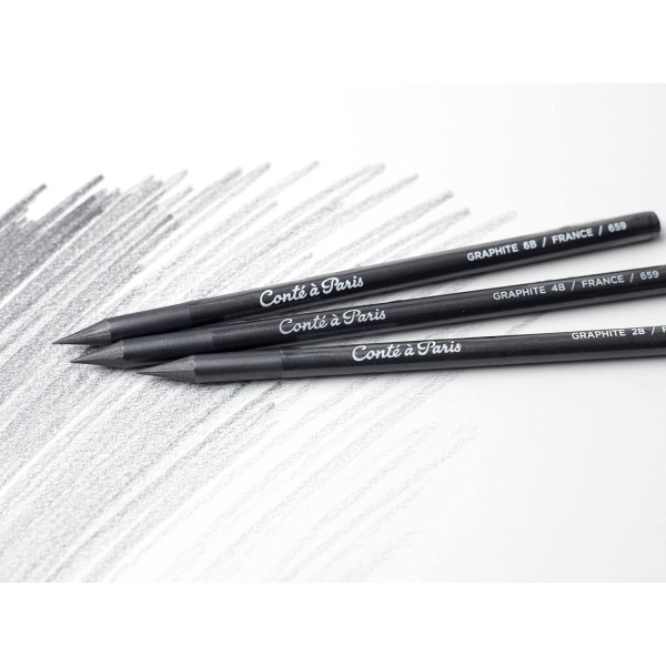Mine de plomb - HB - Graphite - Conté à Paris - Esquisse - Dessin - Beaux-Arts