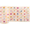 Rouleau de gommettes rondes - 20 mm - Motif fleurs - Apli