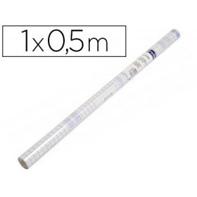 Couvre-Livres Adhesif Transparent Mat 1 X 0.5 M pas cher