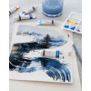 Peinture aquarelle - 24 couleurs + palette + pinceau - Faber-Castell - Tube 9ml