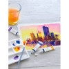 Peinture aquarelle - 24 couleurs + palette + pinceau - Faber-Castell - Tube 9ml