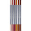 6 feutres - Dessin - Faber-Castell - Goldfaber Aqua - Double pointe - Teintes Boho