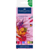 photo - 6 feutres - Dessin - Faber-Castell - Goldfaber Aqua - Double pointe - Fleurs