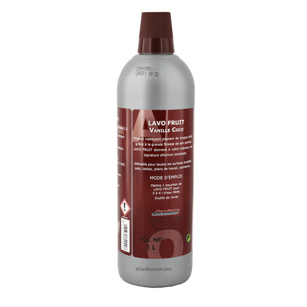 Nettoyant Odorant Vanille Coco - 1L - Lavo Fruit | Surdiscount