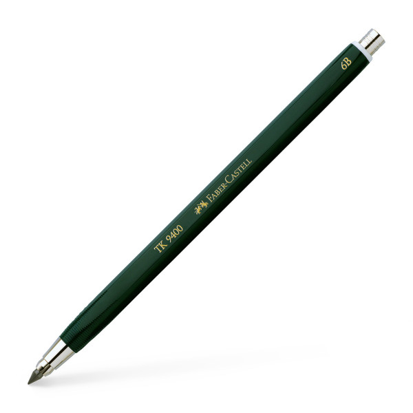 photo-Porte-mines - Mine 6B - 3,15mm - Dessin, écriture, esquisse - Faber-Castell - TK9400