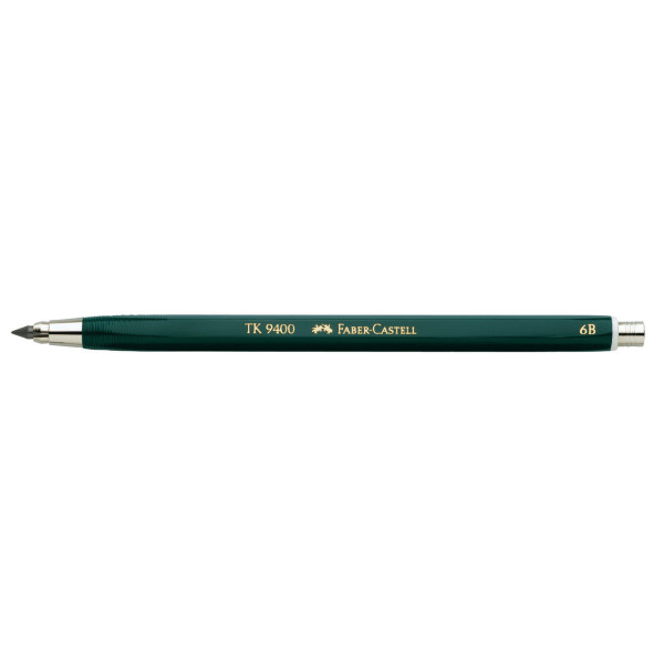 Porte-mines - Mine 6B - 3,15mm - Dessin, écriture, esquisse - Faber-Castell - TK9400
