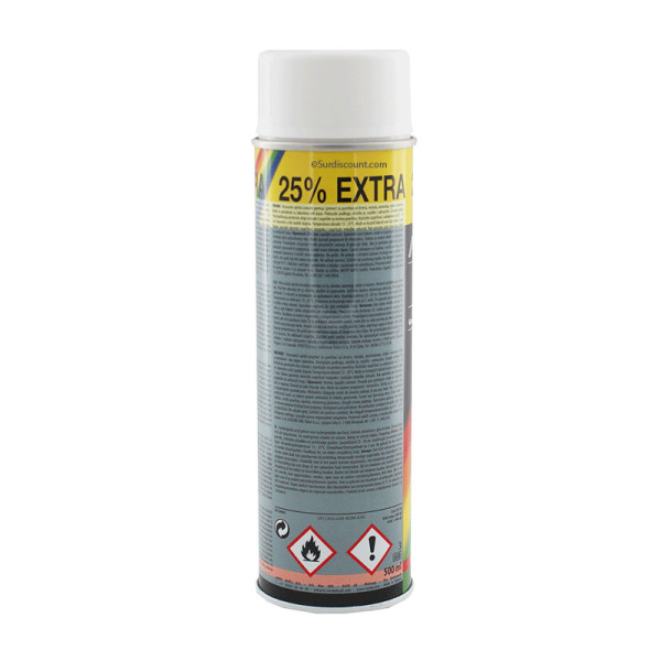 Bombe de peinture - Apprêt - blanc - Motip | à seulement 9,99 €