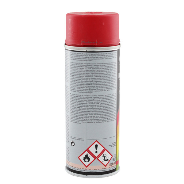Bombe peinture Vernis haute température - rouge - Motip | à seulement 16,99 €