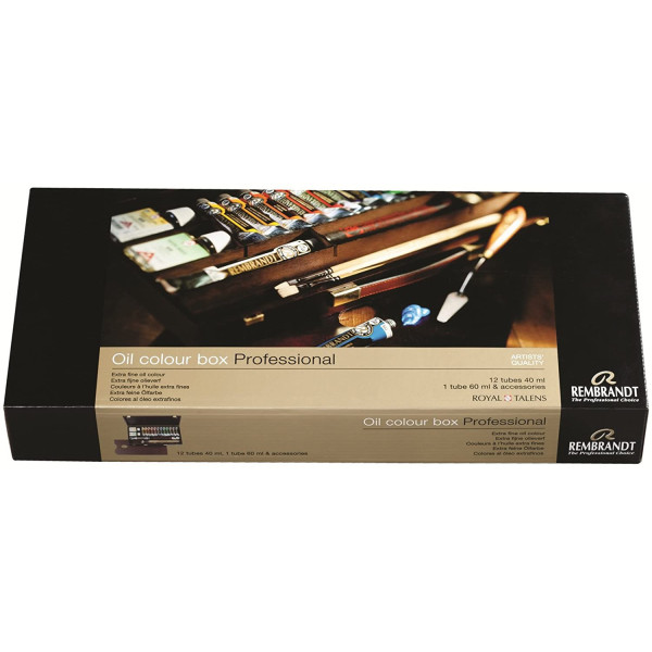 Coffret de peinture à l'huile extra-fine - 12 tubes - Rembrandt pas cher