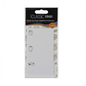 24 Etiquettes Bocaux Et Conserves Xl - Ulmann pas cher