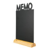 Ardoise De Table Avec Base En Bois - Securit | à seulement 12,99 €