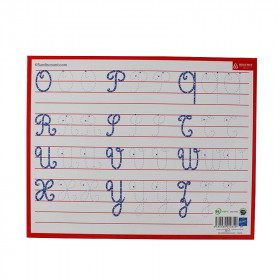 Ardoise Effaçable À Sec Alphabet Majuscules Cursives - 26,5 X 21Cm - Bouchut | Surdiscount