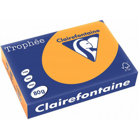 500 Feuilles A4 - 80G - Clémentine - Trophée Clairefontaine 1878C pas cher