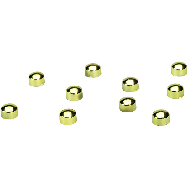 Lot De 10 Aimants Ronds Diamètre De 9 Mm - Or - Sign | Surdiscount