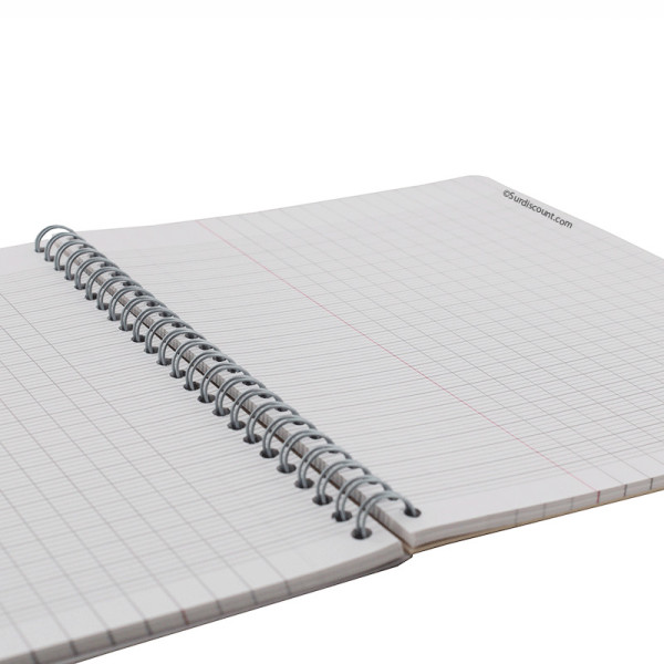 Cahier Spirale 80F A5 - Petits Carreaux | Surdiscount