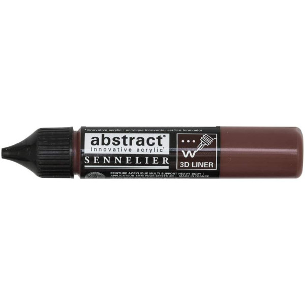 liner-abstract-sennelier-terre-sienne-brulee