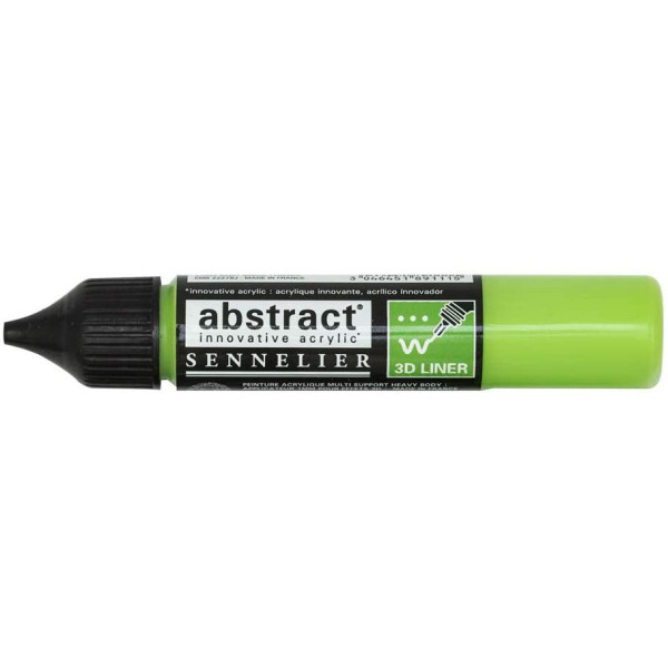 liner-abstract-sennelier-vert-jaune