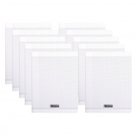 Lot De 10 Cahier Polypro Incolore Seyes 24X32 90G - Calligraphe / Clairefontaine 18199C pas cher