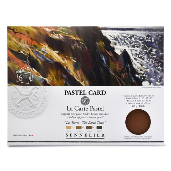 La Carte Pastel Les Terres - 6Feuilles - 40X30Cm - Sennelier pas cher