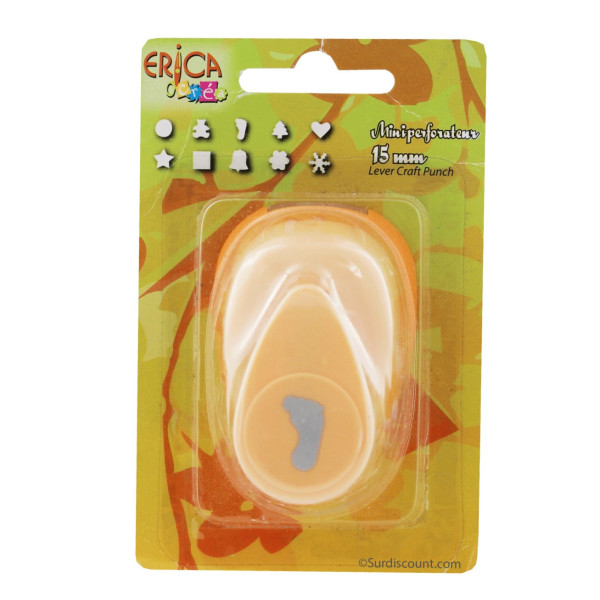 Mini Perforateur Fantaisie Pied 15Mm - Erica pas cher