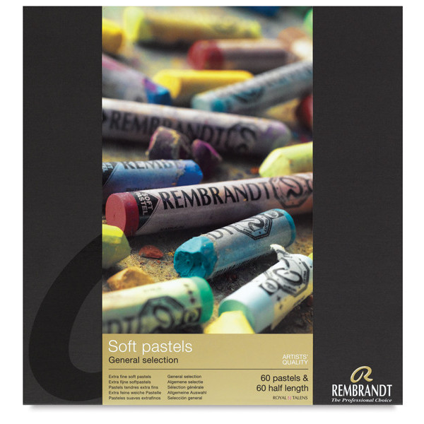 photo-Pastels - Tendre - Extra-fin - Boîte de 120 couleurs - Rembrandt - Sélection générale