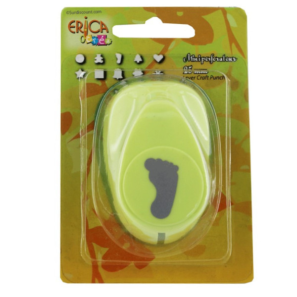 Mini Perforateur Vert Fantaisie Pied 15Mm - Erica pas cher