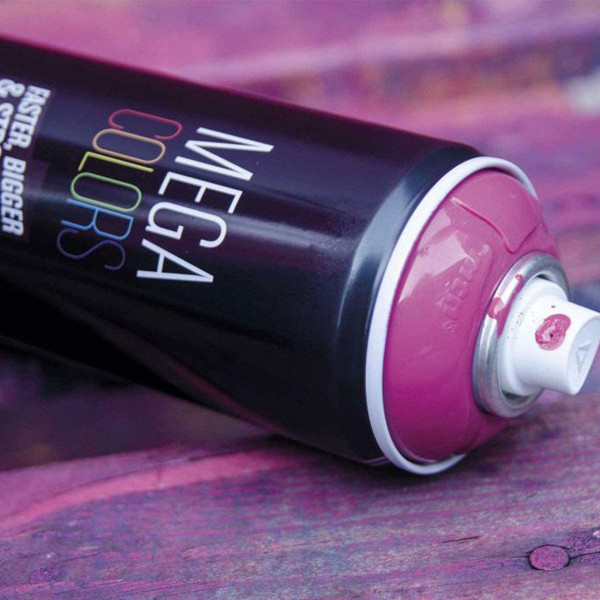 Bombe de peinture mega 600ml - violet geisha - MTN | à seulement 5,15 €