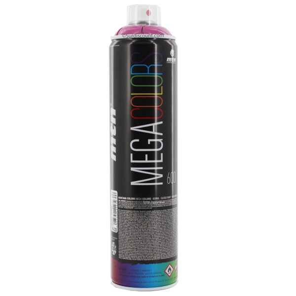 Bombe de peinture mega 600ml - violet geisha - MTN pas cher