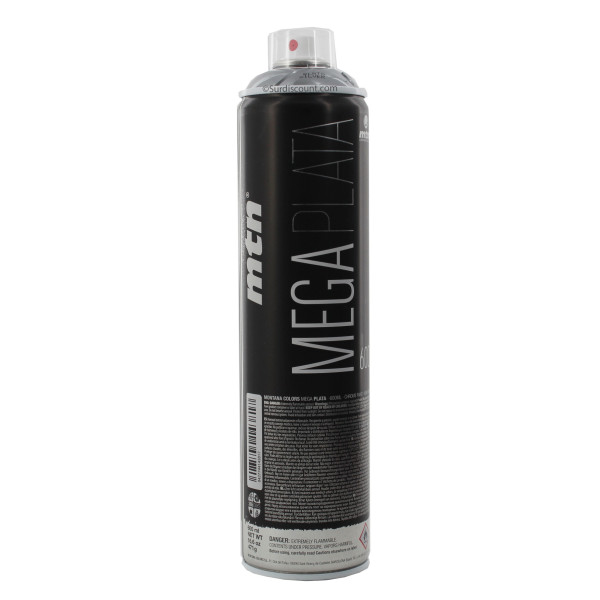 Bombe de peinture - Mega plata Chrome - Mtn pas cher