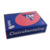 250 feuilles A4 - 210g - Couleur vives - Rouge Groseille - Trophée Clairefontaire