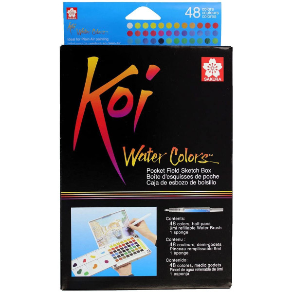 Sakura Koi Watercolor Box X48 | Surdiscount
