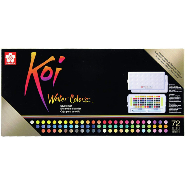 Sakura Koi Watercolor Box X72 pas cher