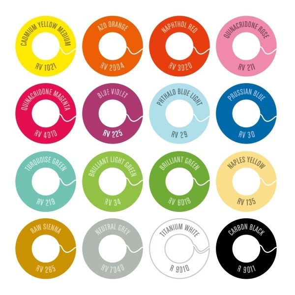 Lot de bombes de peinture - 16 couleurs - water based - Mtn | Surdiscount