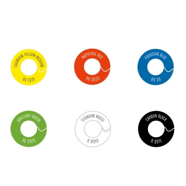 Lot de bombes de peinture - 6 couleurs - water based - Mtn | Surdiscount