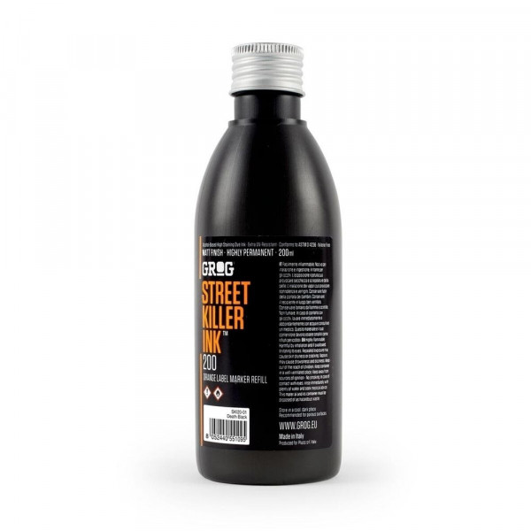 Grog street killer ink ski 200 noir pas cher