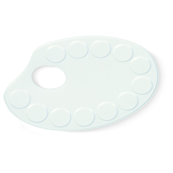 Talens Palette Métal Oval 12.6X18.5Cm pas cher