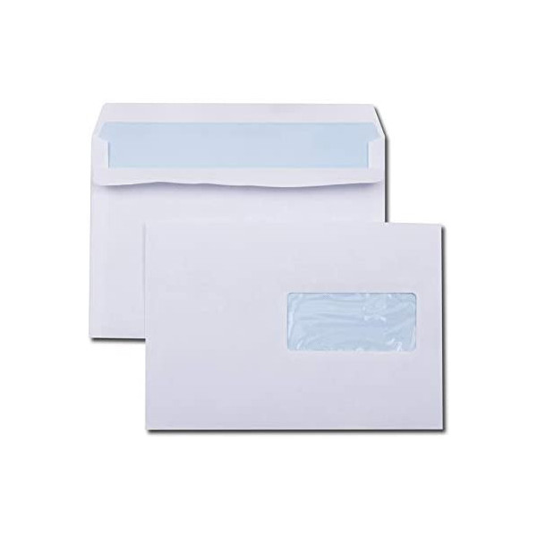 Gpv Enveloppes, C5: 162 X 229 Mm, Blanc, pas cher