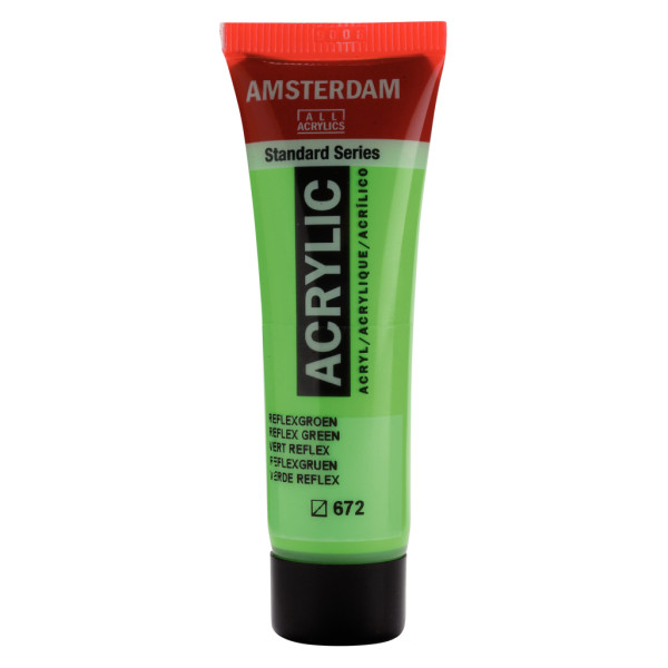 Peinture Acrylique en tube - vert reflex - Amsterdam pas cher