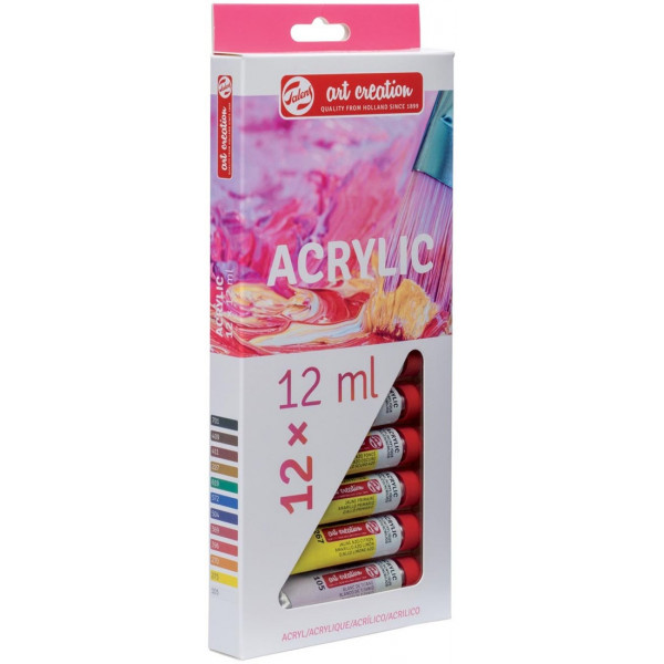Set Peinture Acrylique de 12 tubes - Royal Talens pas cher-20824