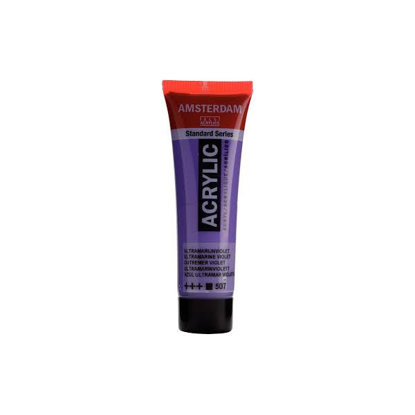 Peinture Acrylique en tube - outremer violet - Amsterdam pas cher-20825