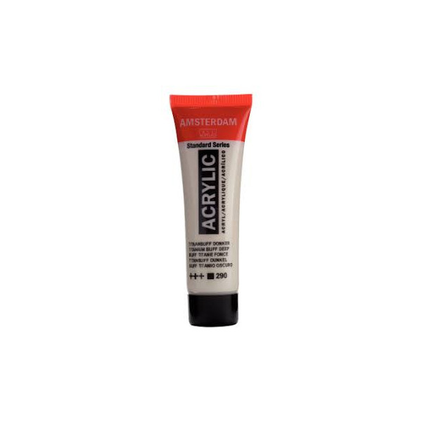 Peinture Acrylique en tube - buff titane fonce - Amsterdam pas cher