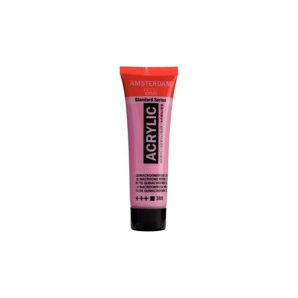 Peinture Acrylique en tube - rose quinacridone - Amsterdam pas cher