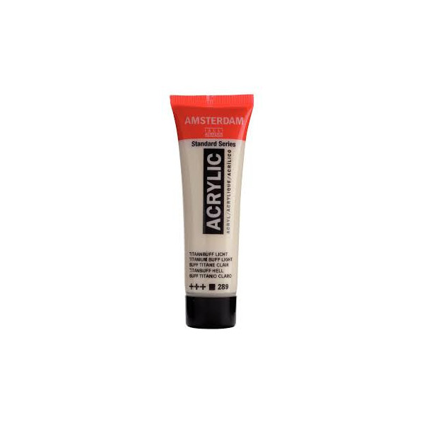 Peinture Acrylique en tube - buff titane clair - Amsterdam pas cher-20840