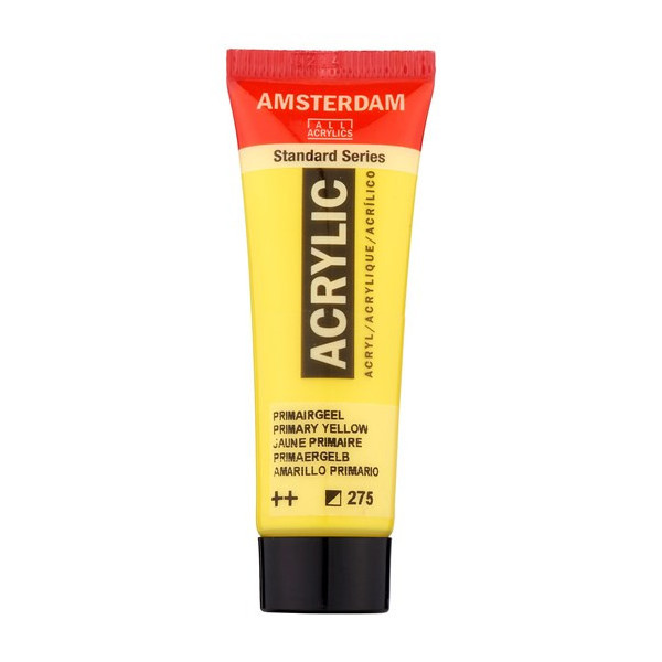 Peinture Acrylique en tube - jaune primaire - Amsterdam pas cher
