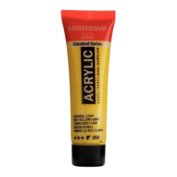 Peinture Acrylique en tube - jaune azo clair - Amsterdam pas cher