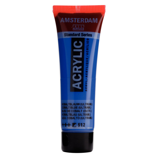 Peinture Acrylique en tube - bleu de cobalt outremer - Amsterdam pas cher