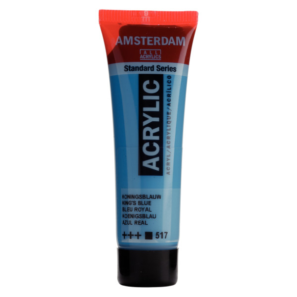 Peinture Acrylique en tube - bleu royal - Amsterdam pas cher