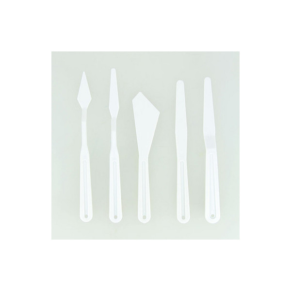 Set 5 spatules 18cm - Talens pas cher
