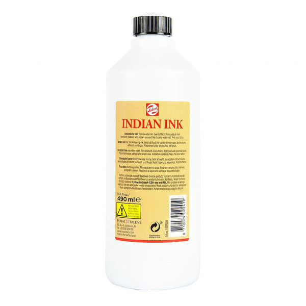 Encre de chine indian ink 490mL - Talens pas cher