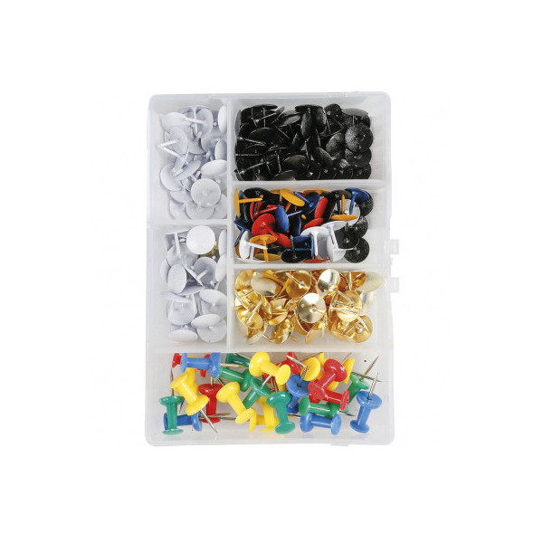 Punaise assortiment 225 pièces - Cogex | Surdiscount